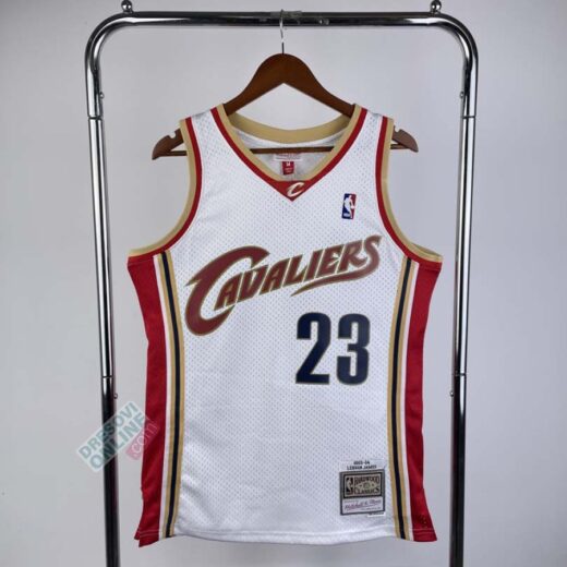 Cleveland Cavaliers Mitchell & Ness White