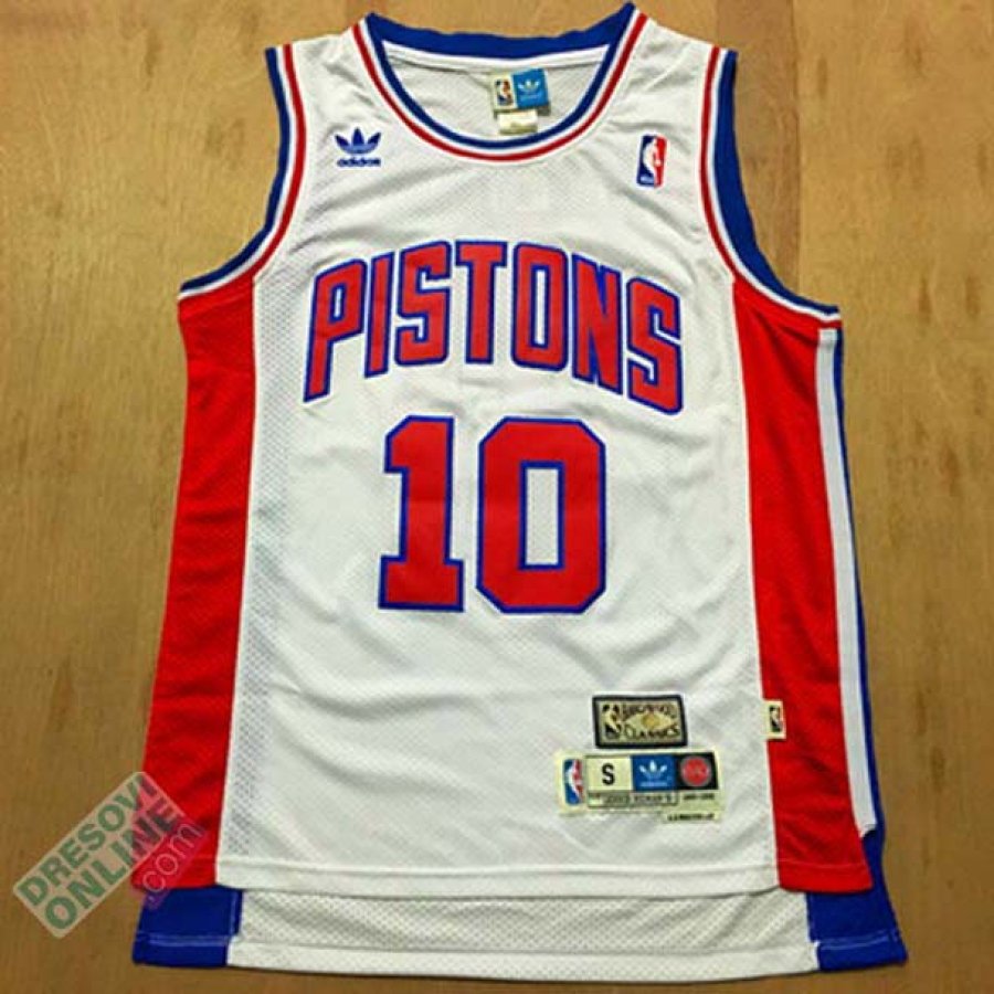 Detroit Pistons Retro White